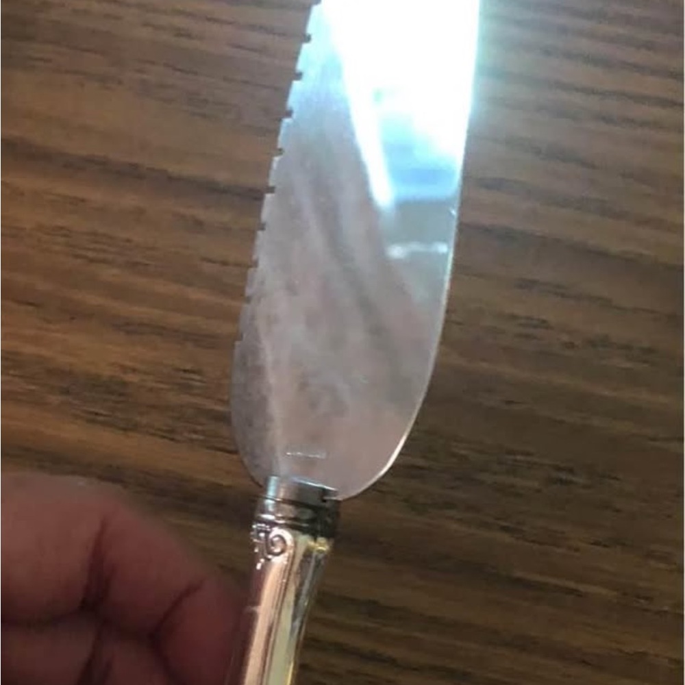 Silver Cake Server - Picture 2 of 8